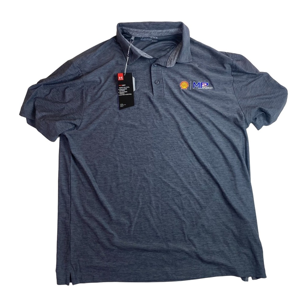 Under Armour Golf Shirt Polo Men XL Heatgear MP2 Energy Shell